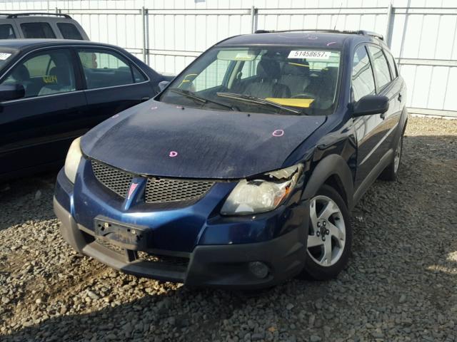 5Y2SL62863Z413675 - 2003 PONTIAC VIBE BLUE photo 2