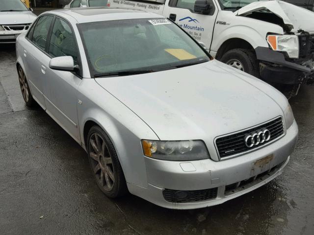 WAULC68E75A051730 - 2005 AUDI A4 1.8T QU SILVER photo 1