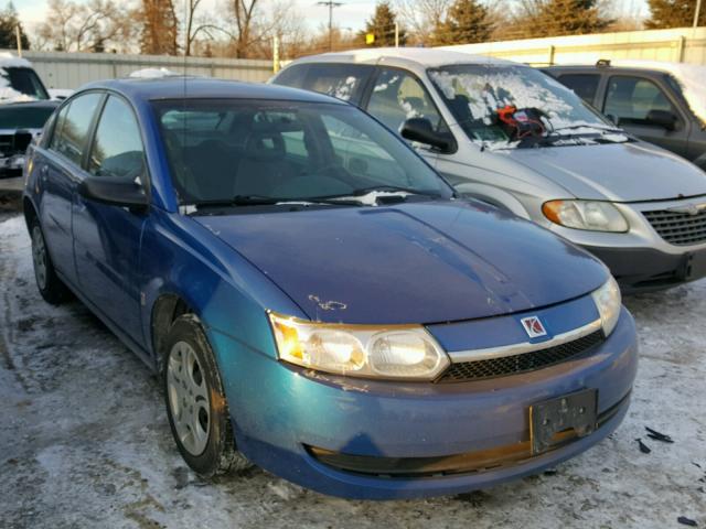 1G8AJ52F04Z214353 - 2004 SATURN ION LEVEL BLUE photo 1