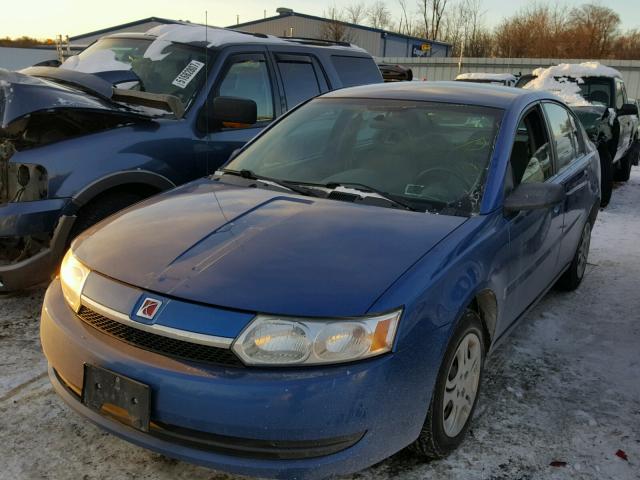 1G8AJ52F04Z214353 - 2004 SATURN ION LEVEL BLUE photo 2