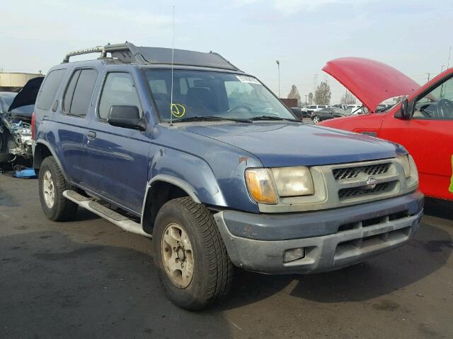 5N1ED28TXYC529109 - 2000 NISSAN XTERRA XE BLUE photo 1