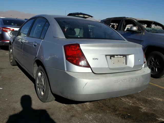 1G8AJ52F34Z101271 - 2004 SATURN ION LEVEL SILVER photo 3