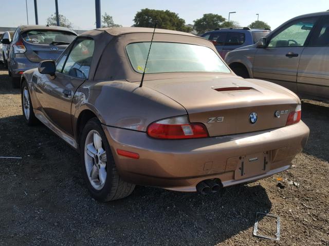 WBACN33461LM02648 - 2001 BMW Z3 2.5 BROWN photo 3