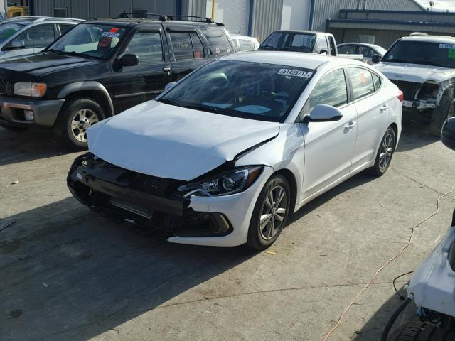 5NPD84LF3HH050469 - 2017 HYUNDAI ELANTRA SE WHITE photo 2