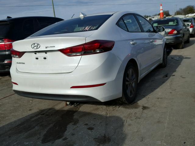 5NPD84LF3HH050469 - 2017 HYUNDAI ELANTRA SE WHITE photo 4