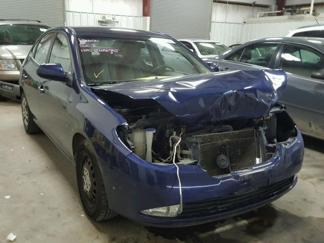 KMHDU4AD5AU882173 - 2010 HYUNDAI ELANTRA BL BLUE photo 1