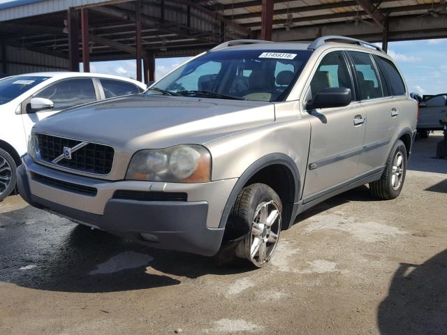 YV1CZ59H141036525 - 2004 VOLVO XC90 BEIGE photo 2