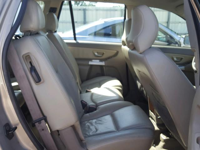 YV1CZ59H141036525 - 2004 VOLVO XC90 BEIGE photo 6