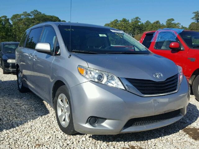 5TDKK3DC2DS356042 - 2013 TOYOTA SIENNA LE SILVER photo 1