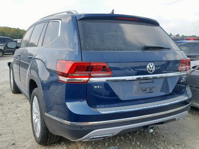 1V2NR2CA0JC540197 - 2018 VOLKSWAGEN ATLAS SEL Mavi foto 3