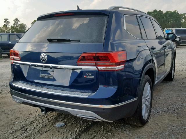 1V2NR2CA0JC540197 - 2018 VOLKSWAGEN ATLAS SEL Mavi foto 4