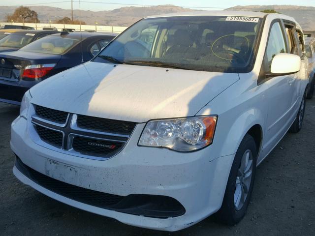 2C4RDGCG6DR688305 - 2013 DODGE GRAND CARA WHITE photo 2