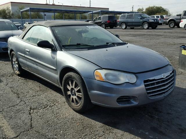 1C3EL75R36N188588 - 2006 CHRYSLER SEBRING GT BLUE photo 1