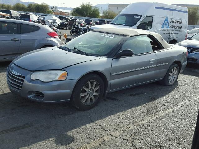 1C3EL75R36N188588 - 2006 CHRYSLER SEBRING GT BLUE photo 10