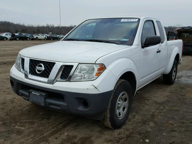 1N6BD0CT3CC426929 - 2012 NISSAN FRONTIER S WHITE photo 2