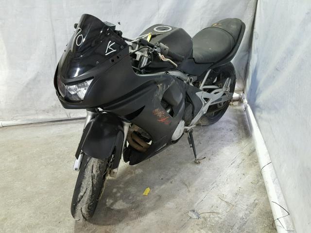 JKAEXEA177A023358 - 2007 KAWASAKI EX650 A BLACK photo 2