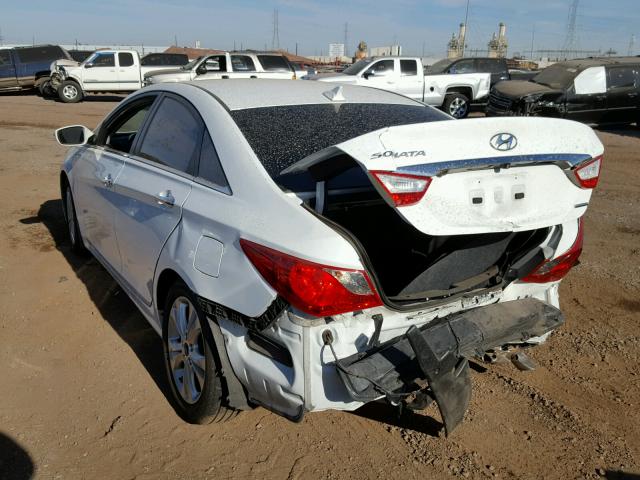 5NPEC4AC7BH114242 - 2011 HYUNDAI SONATA SE WHITE photo 3