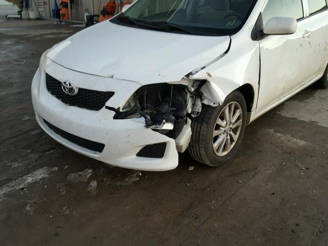 JTDBL40E89J025948 - 2009 TOYOTA COROLLA BA WHITE photo 9