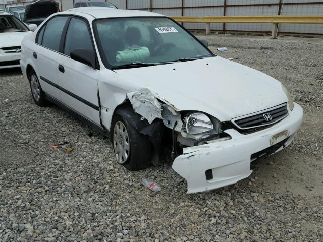 1HGEJ6620YL019190 - 2000 HONDA CIVIC DX WHITE photo 1