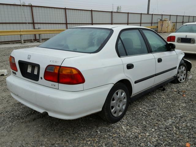 1HGEJ6620YL019190 - 2000 HONDA CIVIC DX WHITE photo 4