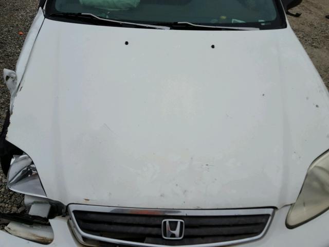 1HGEJ6620YL019190 - 2000 HONDA CIVIC DX WHITE photo 7