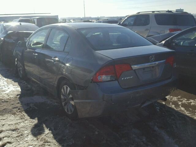 2HGFA1F87AH514579 - 2010 HONDA CIVIC EX ნაცრისფერი ფოტო 3