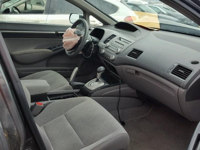 2HGFA1F87AH514579 - 2010 HONDA CIVIC EX ნაცრისფერი ფოტო 5