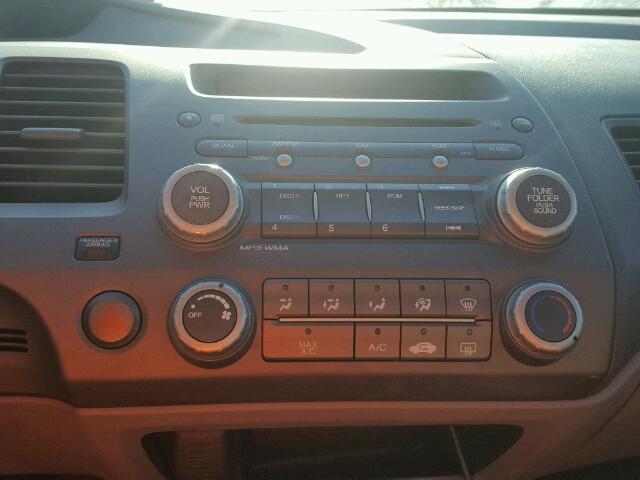 2HGFA1F87AH514579 - 2010 HONDA CIVIC EX ნაცრისფერი ფოტო 9