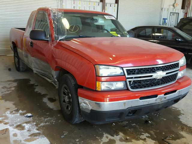 1GCEC19Z87Z123717 - 2007 CHEVROLET SILVERADO RED photo 1