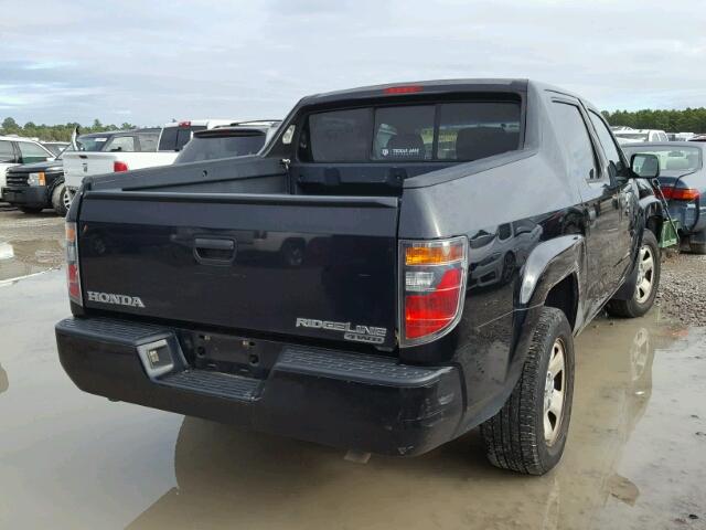 2HJYK16296H560546 - 2006 HONDA RIDGELINE BLACK photo 4