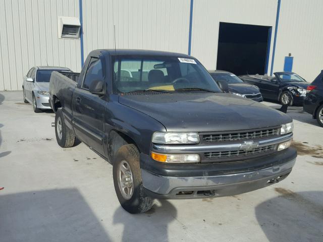 1GCEK14V3YZ230571 - 2000 CHEVROLET SILVERADO GRAY photo 1