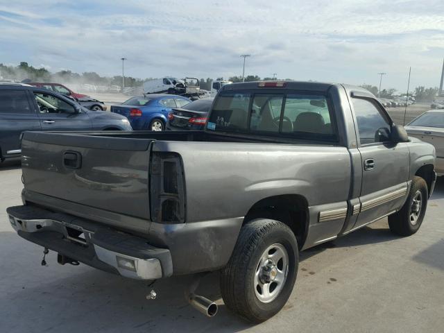 1GCEK14V3YZ230571 - 2000 CHEVROLET SILVERADO GRAY photo 4