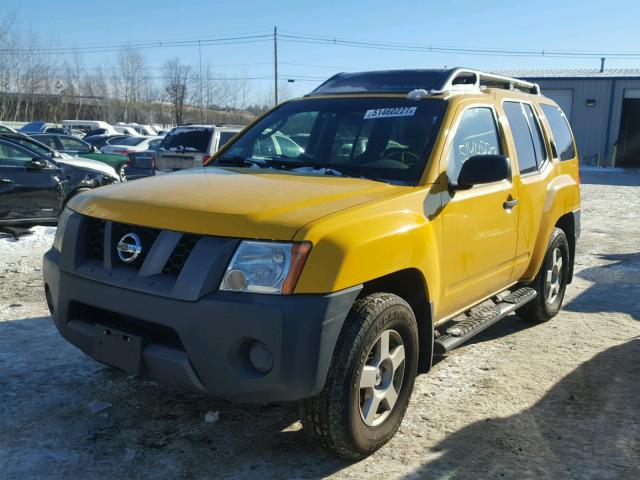 5N1AN08W78C509183 - 2008 NISSAN XTERRA OFF YELLOW photo 2