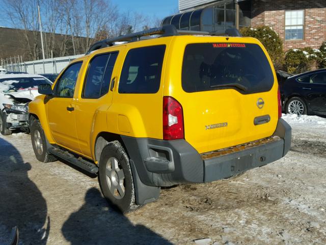 5N1AN08W78C509183 - 2008 NISSAN XTERRA OFF YELLOW photo 3