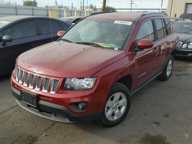 1C4NJCEA5GD620013 - 2016 JEEP COMPASS LA RED photo 2