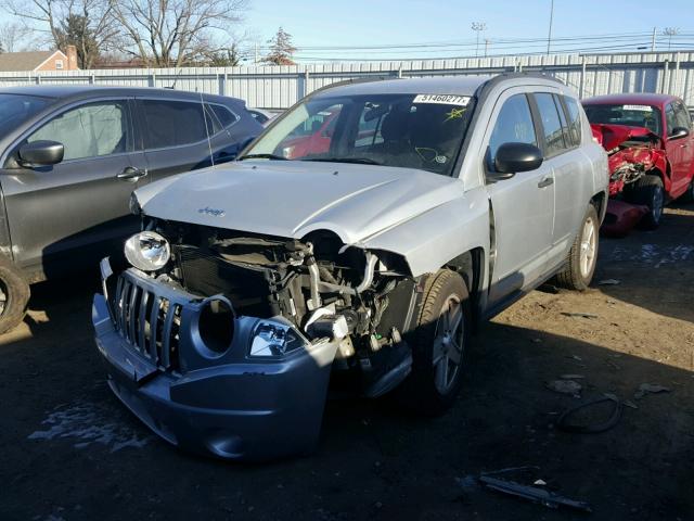 1J4NF4FB6AD524276 - 2010 JEEP COMPASS SP SILVER photo 2