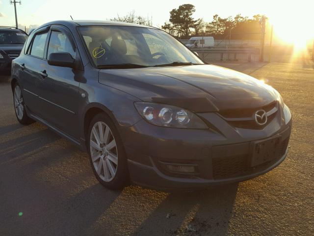 JM1BK34M981186547 - 2008 MAZDA SPEED 3 GRAY photo 1