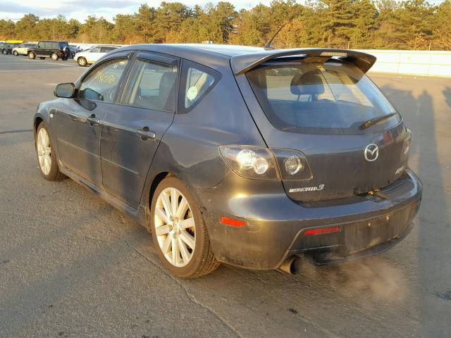 JM1BK34M981186547 - 2008 MAZDA SPEED 3 GRAY photo 3