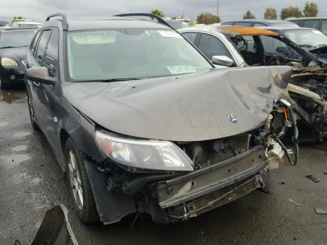 YS3FB59Y681109250 - 2008 SAAB 9-3 2.0T GRAY photo 1