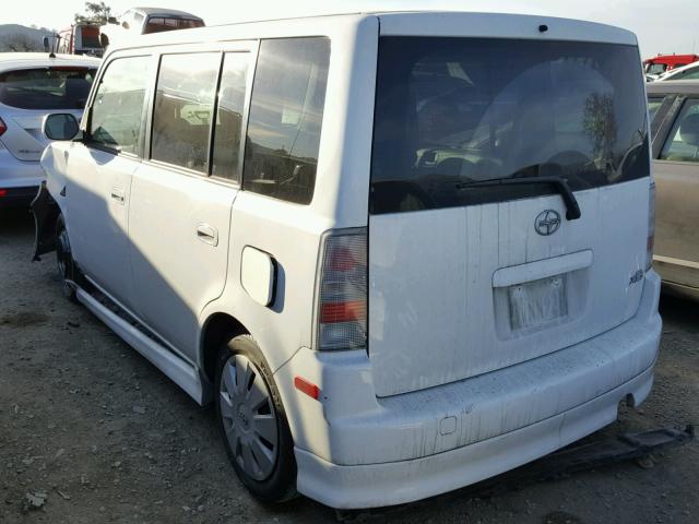 JTLKT324564096862 - 2006 TOYOTA SCION XB WHITE photo 3