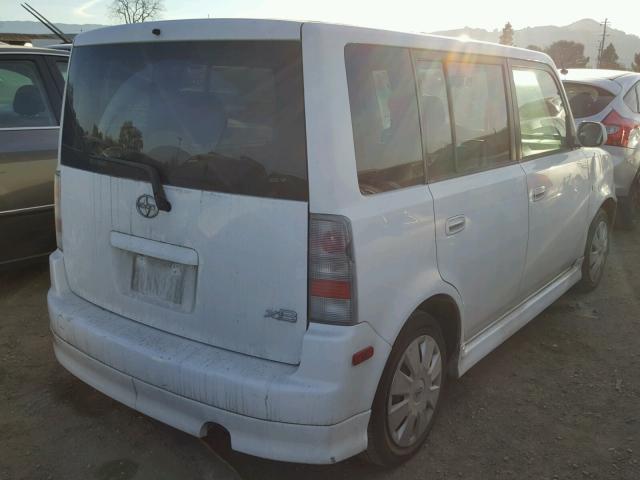 JTLKT324564096862 - 2006 TOYOTA SCION XB WHITE photo 4