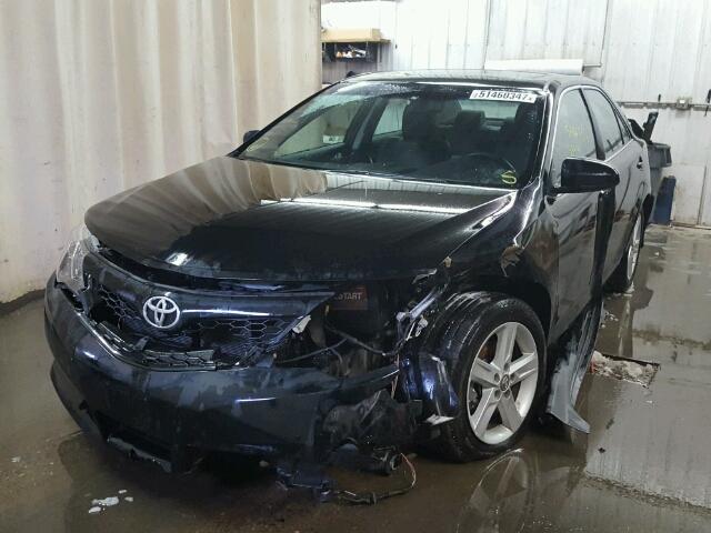 4T1BF1FK3CU180203 - 2012 TOYOTA CAMRY BASE BLACK photo 2