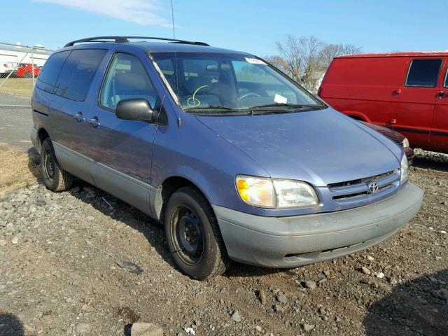 4T3ZF13CXWU011366 - 1998 TOYOTA SIENNA LE BLUE photo 1