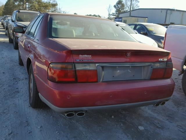 1G6KS54Y71U130709 - 2001 CADILLAC SEVILLE SL RED photo 3