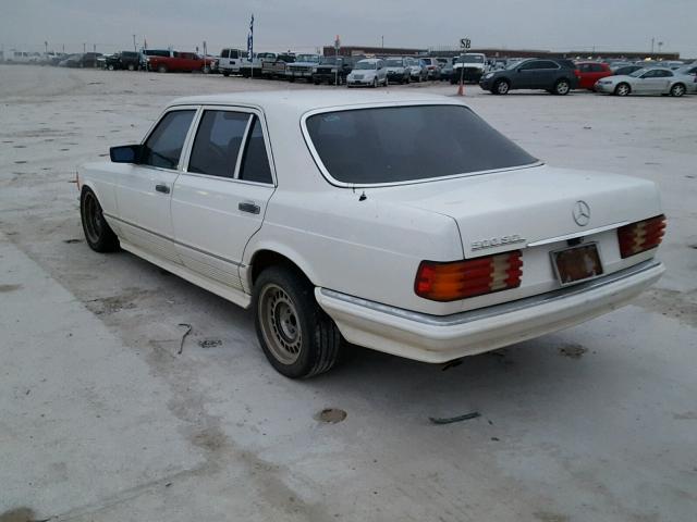 WDB1260371A015515 - 1984 MERCEDES-BENZ 500SEL WHITE photo 3