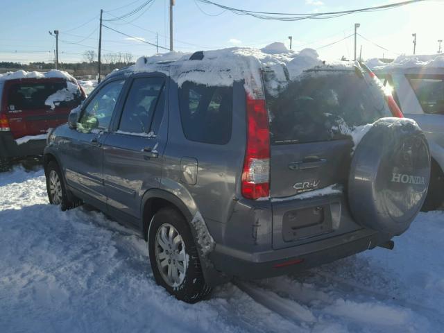 SHSRD78936U418031 - 2006 HONDA CR-V SE GRAY photo 3