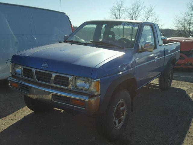 1N6HD16Y5PC375284 - 1993 NISSAN TRUCK KING BLUE photo 2