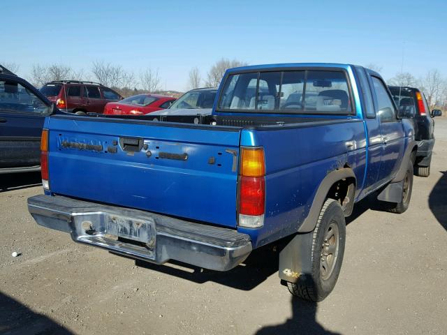 1N6HD16Y5PC375284 - 1993 NISSAN TRUCK KING BLUE photo 4