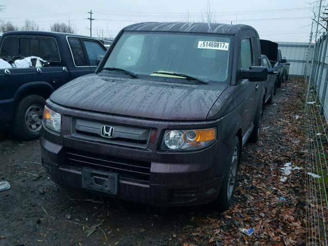 5J6YH18998L003116 - 2008 HONDA ELEMENT PURPLE photo 2