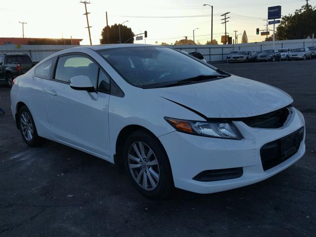 2HGFG3B88CH529661 - 2012 HONDA CIVIC EX WHITE photo 1